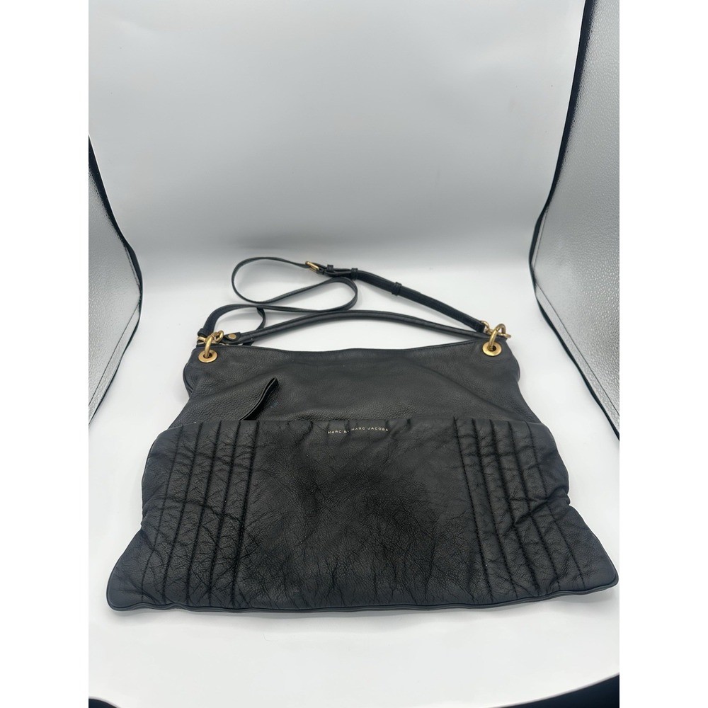 Marc‎ by Marc Jacobs Marc by Marc Jacobs Black  Suede and Leather Shoulder Bag